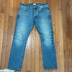 J. Crew Men's Straight Blue Jeans